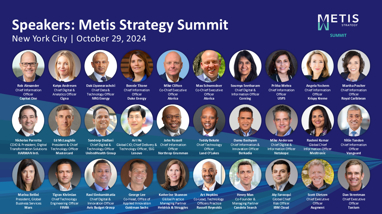 Announcing Our Next Metis Strategy Summit